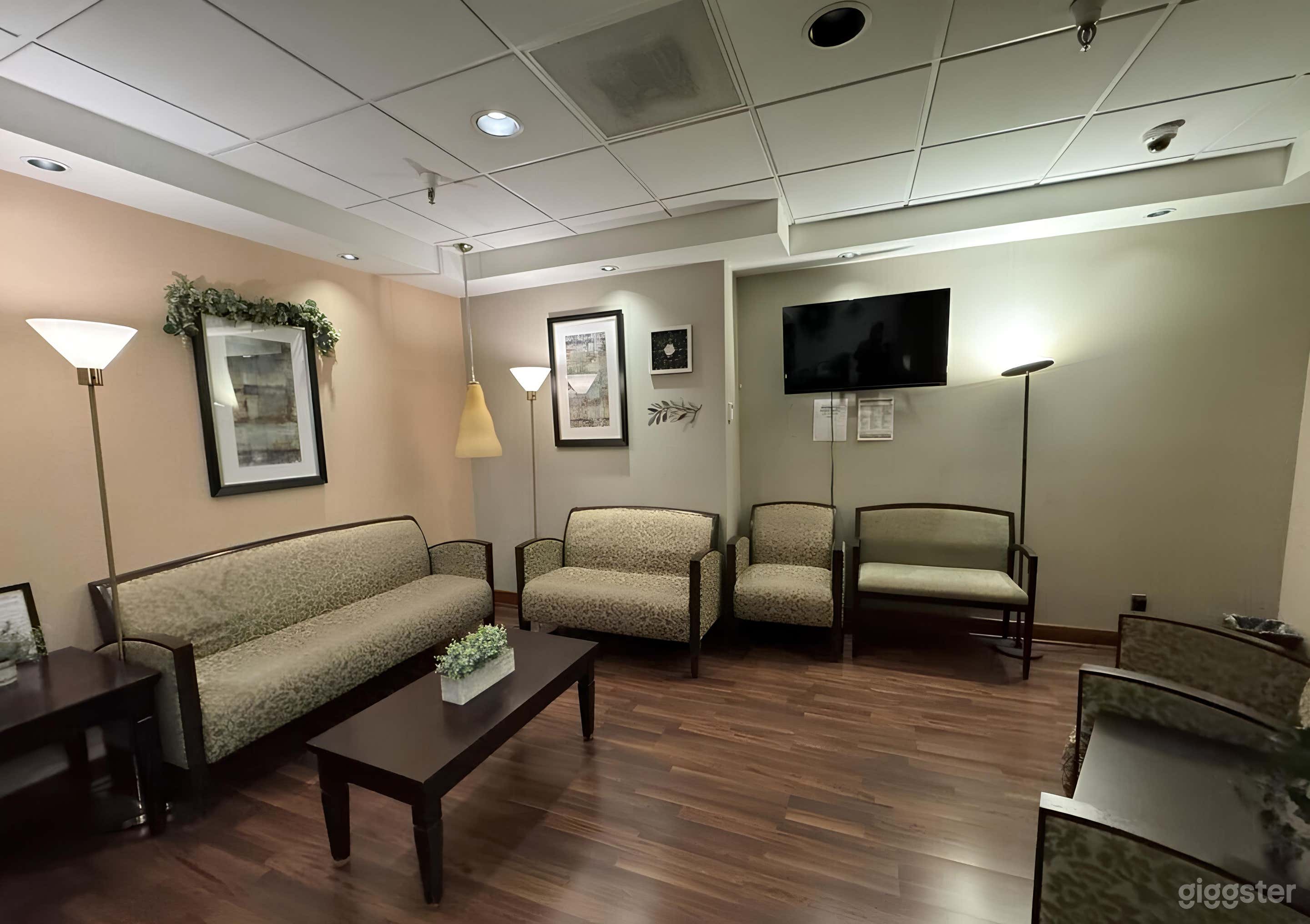 Cozy and Functioning Hospital Lobby Photo 1