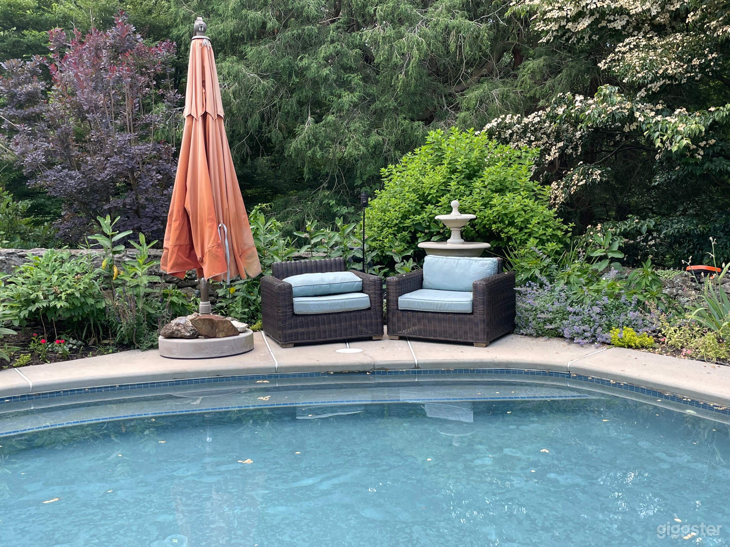 Exotic Pool with Hot Tub Area Photo 1