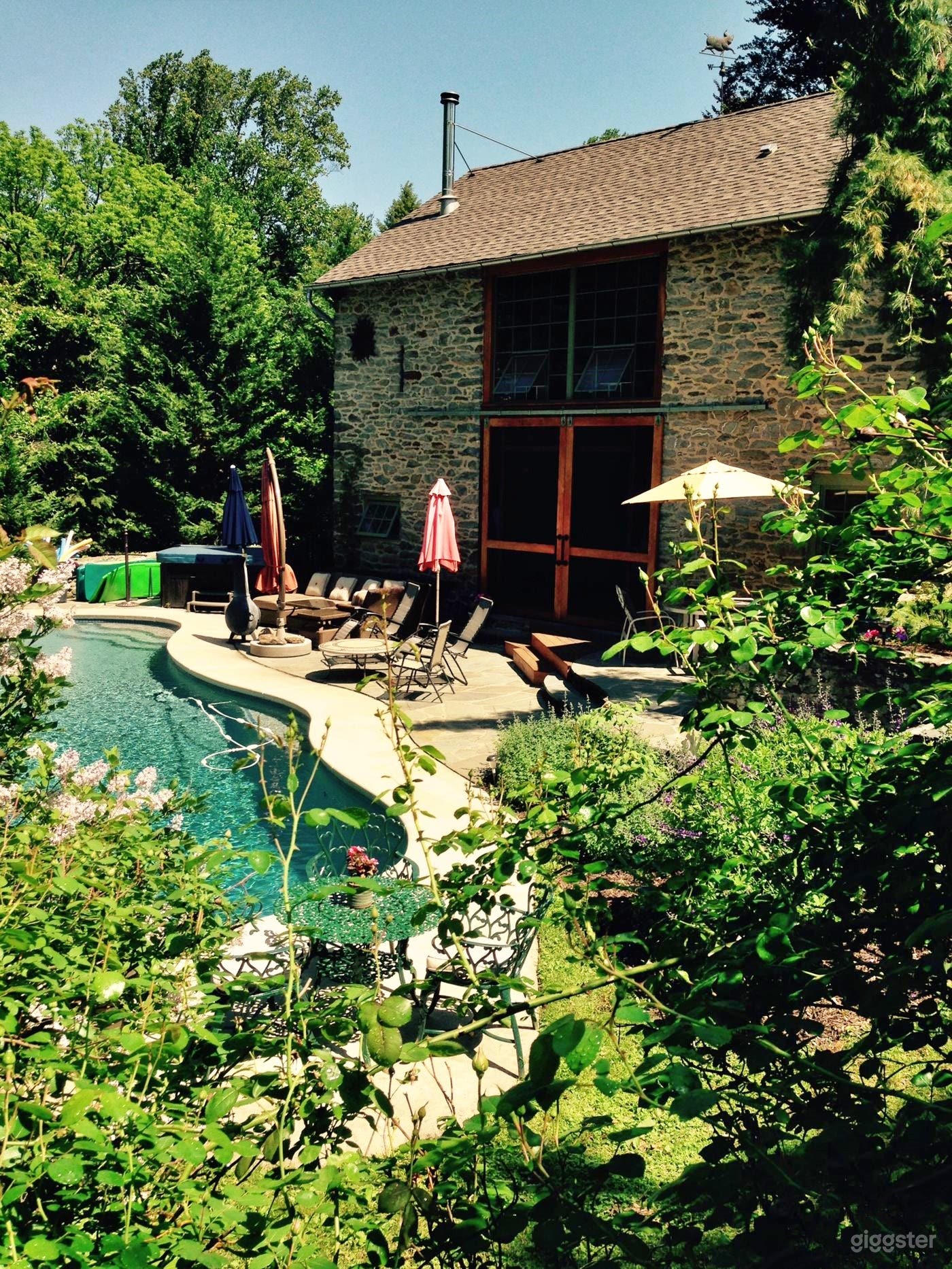 Exotic Pool with Hot Tub Area Photo 3