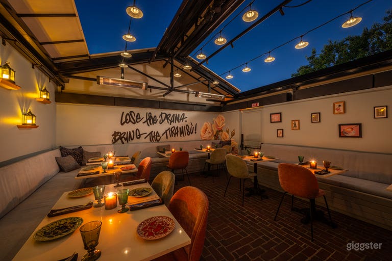  Vibrant Italian Restaurant Space in Hollywood 