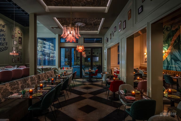  Vibrant Italian Restaurant Space in Hollywood 