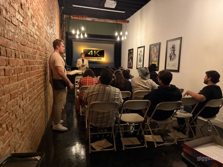  Screening room, meetings, casting, filming 