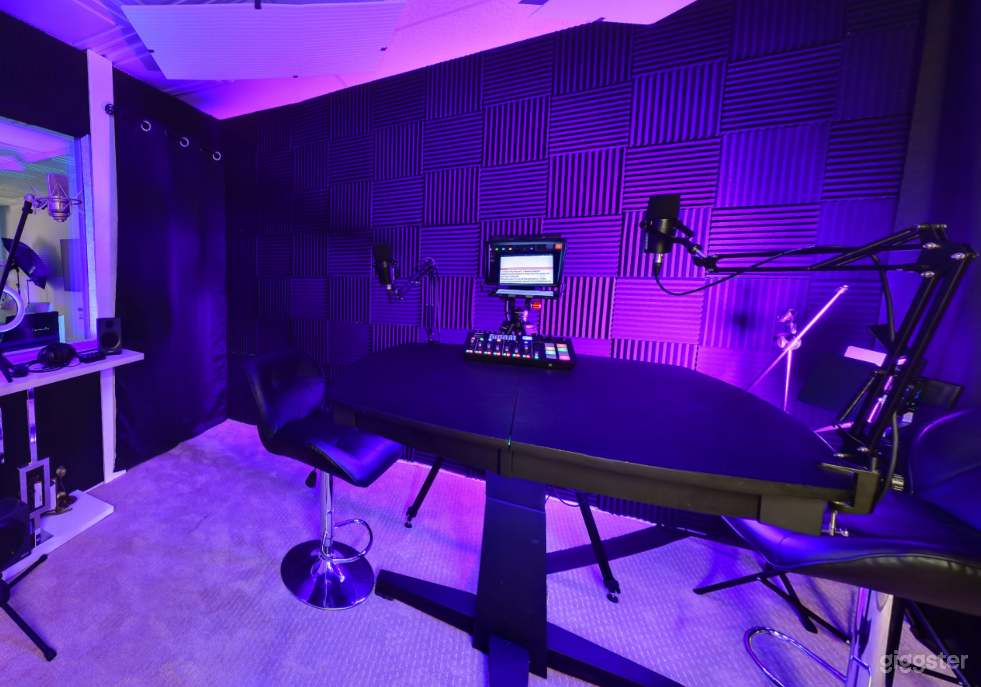 Audio recording studio