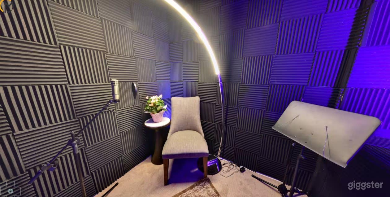 Audio recording studio