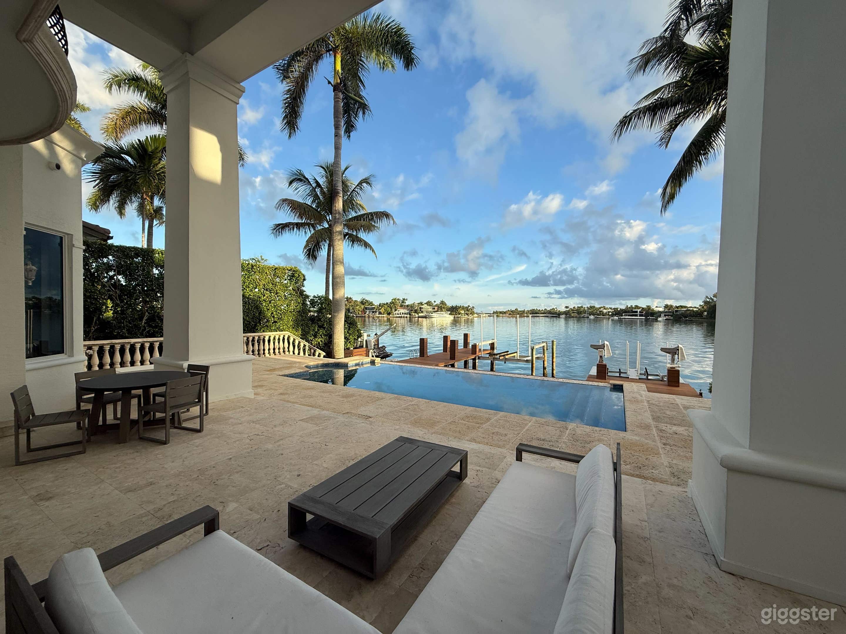 Waterfront Miami Beach Mansion with Modern Luxury Design Photo 2