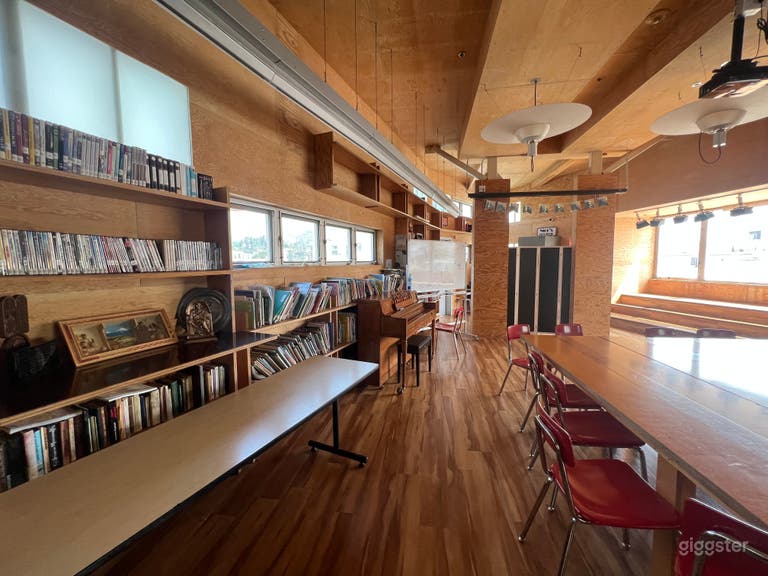  Huge Library for filming 