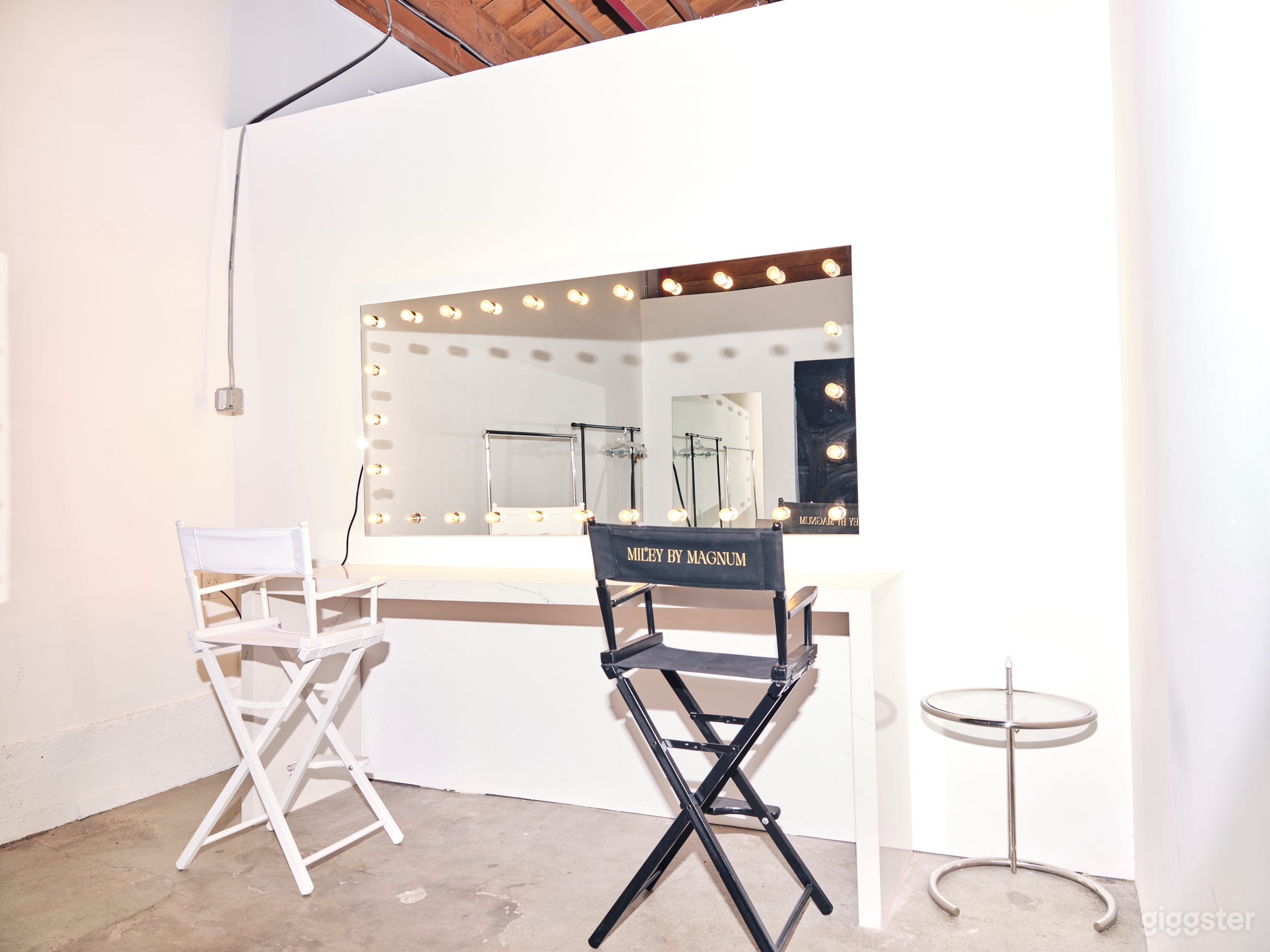 White Staircase + Disco Piano | Powder Room Studio Photo 3