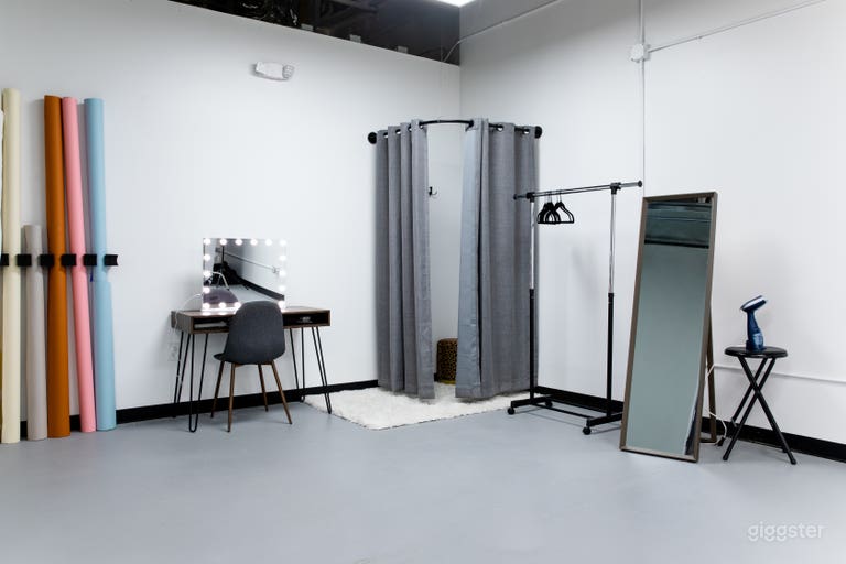  hair &amp; makeup area. 