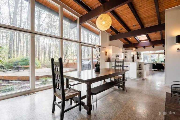  Rare Mid-century Modern Home in Buckhead with Pool & Hot Tub 