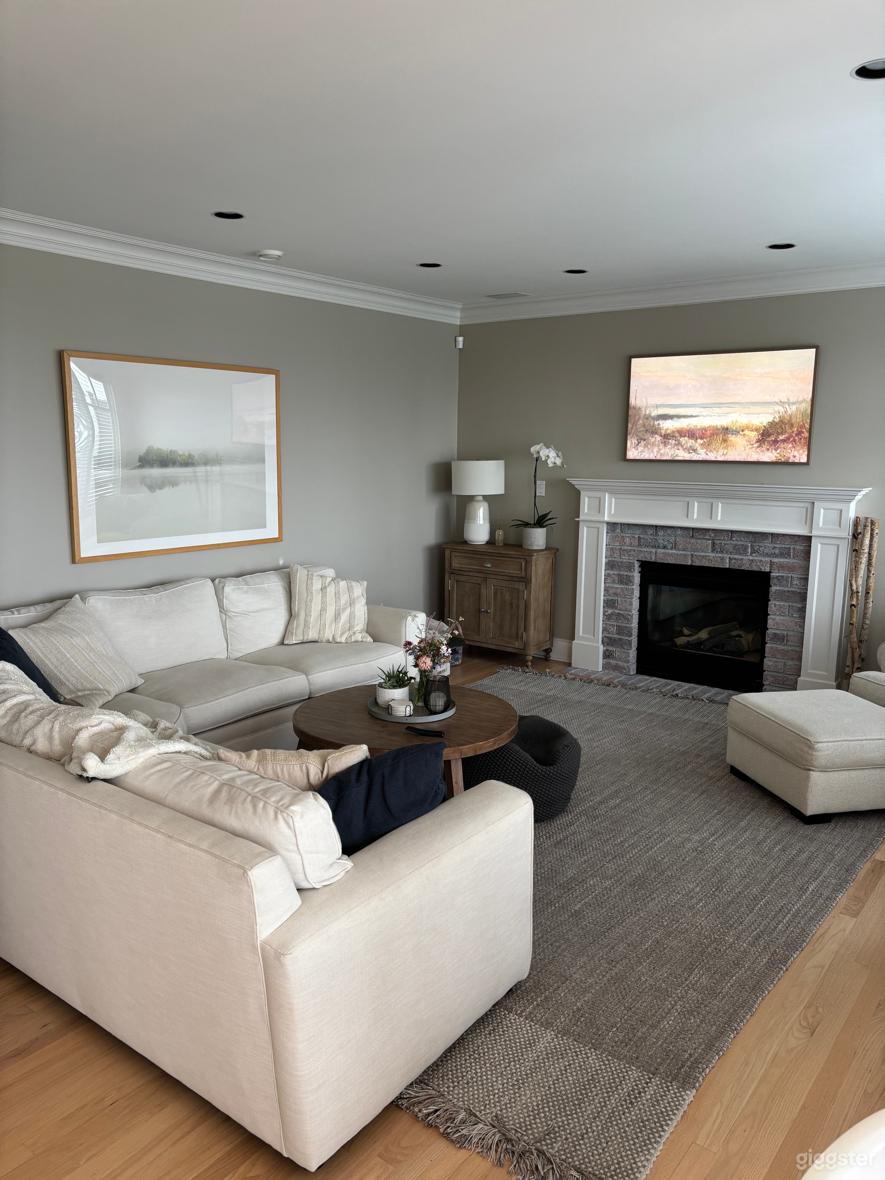 Family room off kitchen