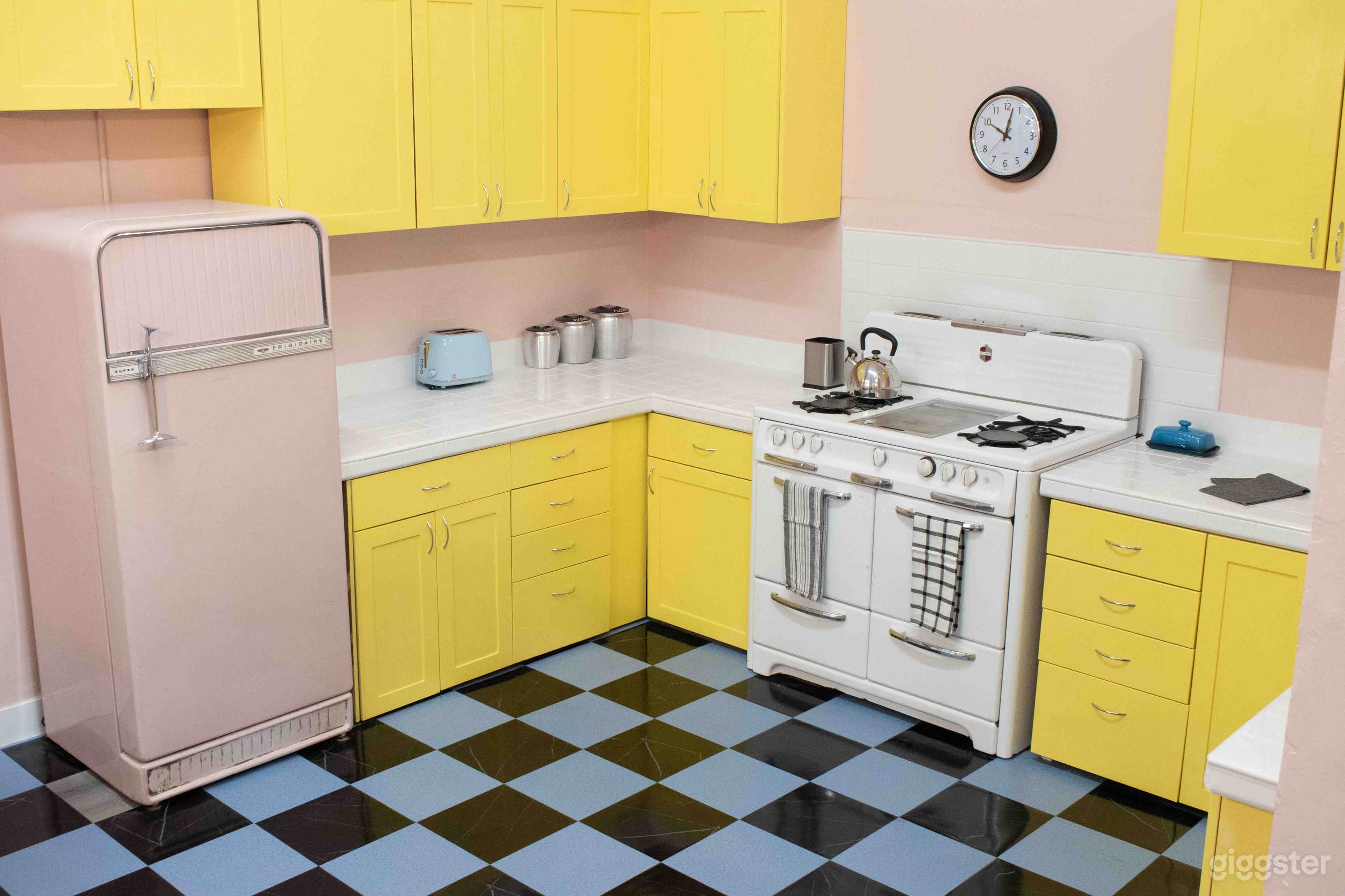Retro Colorful Kitchen Creative Production Set Photo 1