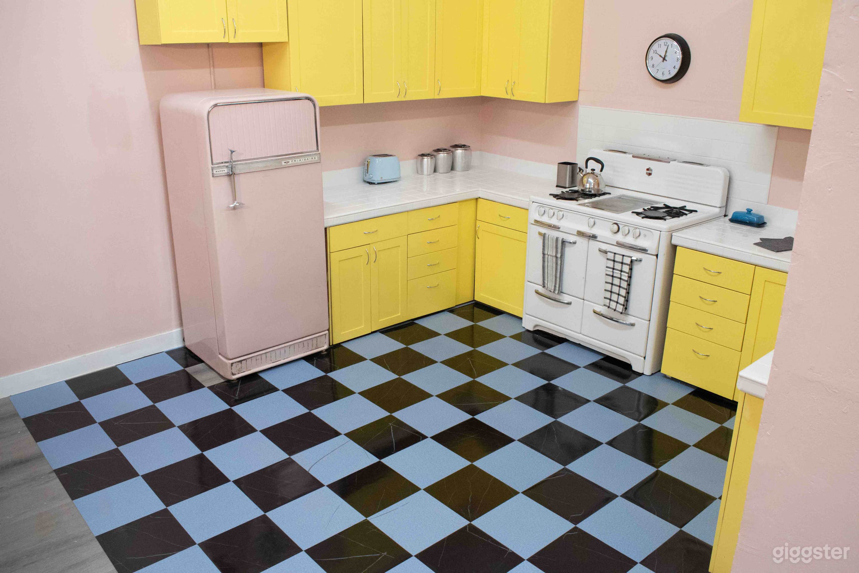 Retro Colorful Kitchen Creative Production Set Photo 3