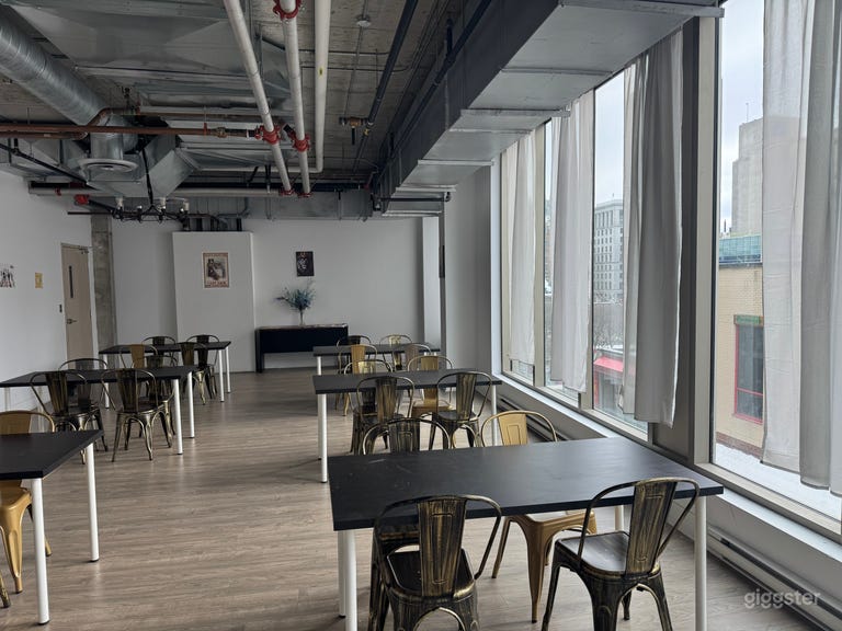  Modern Industrial Loft-Style Event Room (Up to 40 Guests) 