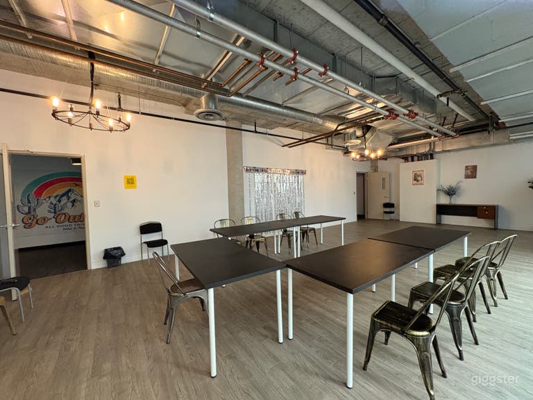  Modern Industrial Loft-Style Event Room (Up to 40 Guests) 