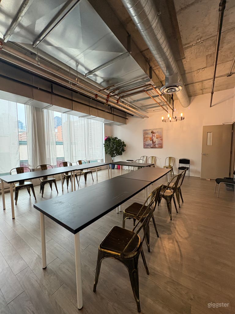  Modern Industrial Loft-Style Event Room (Up to 40 Guests) 