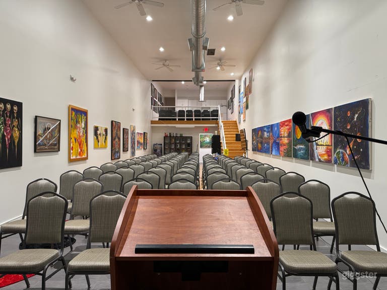 2,800 Sq Ft Art Gallery+ Event Hall 