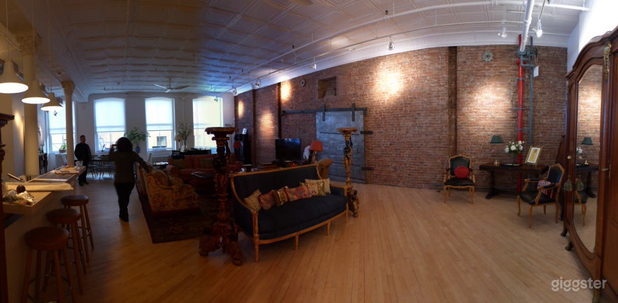 Modern Soho Loft with Steel Door and a Piano Photo 4