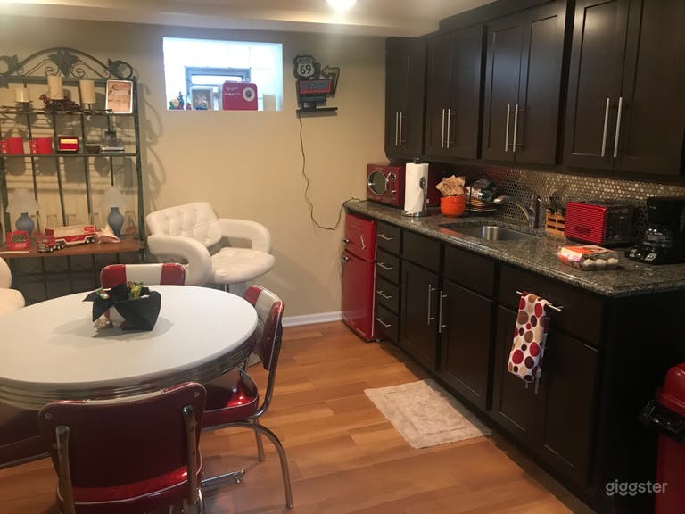  lower suite kitchenette, details can be found on my airbnb site that i listed  