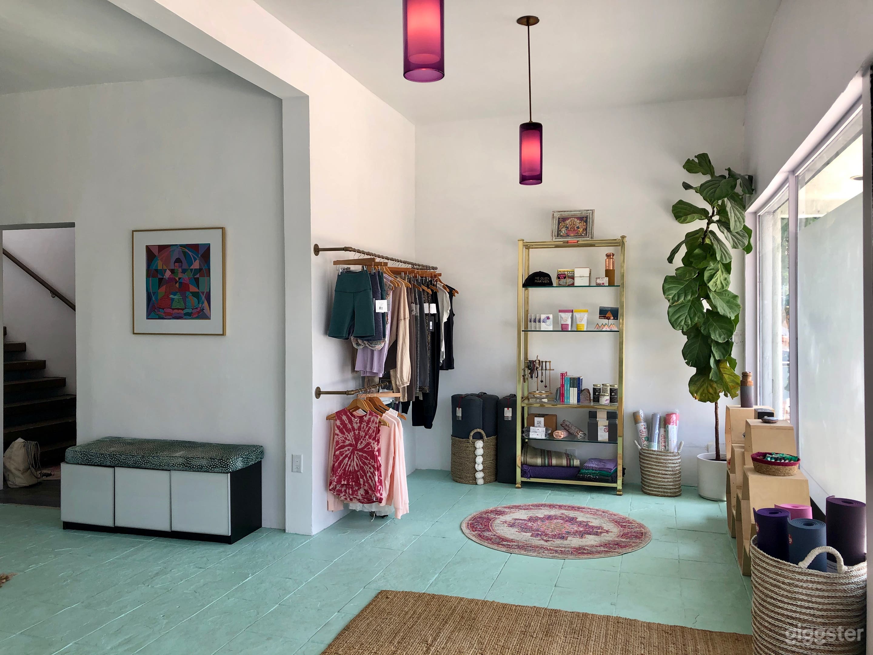 View from front desk