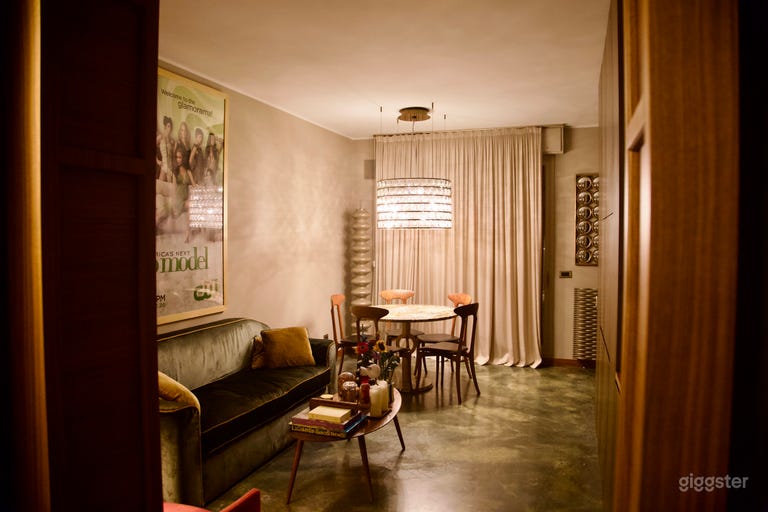  Modisch inspiriertes Apartment im Stil der 60er Jahre 