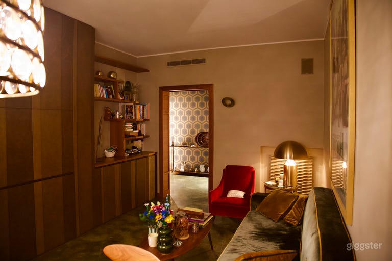  Modisch inspiriertes Apartment im Stil der 60er Jahre 