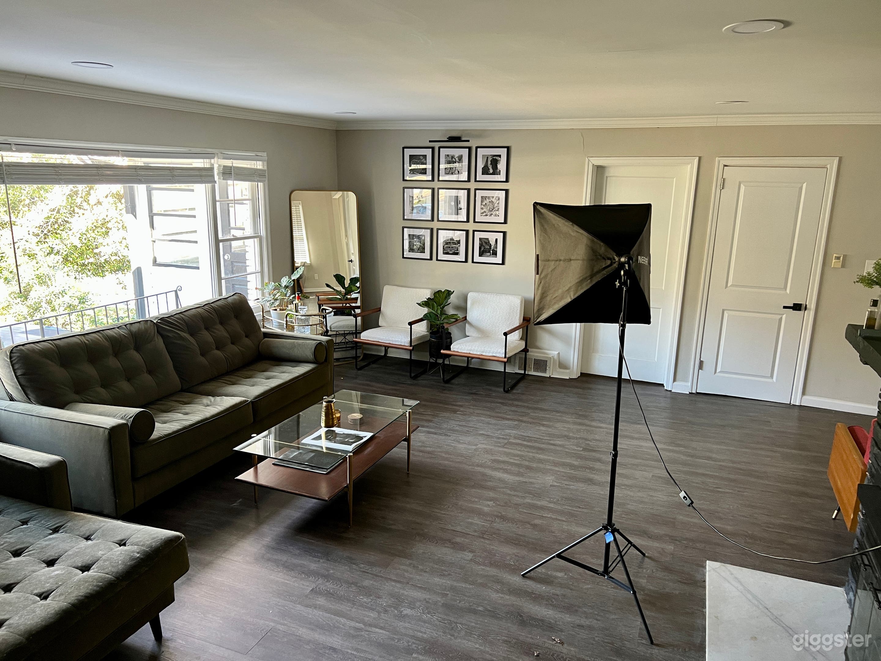 Open space living room.