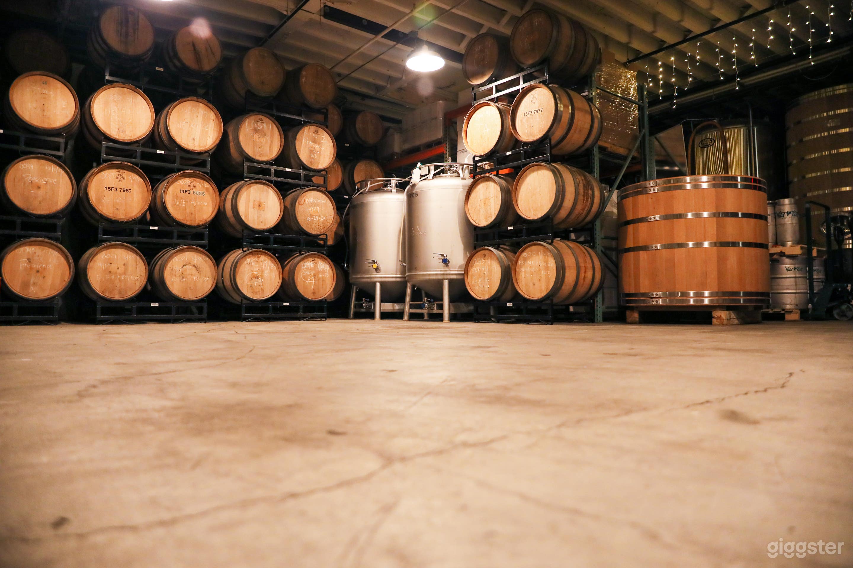 Barrel cellar.