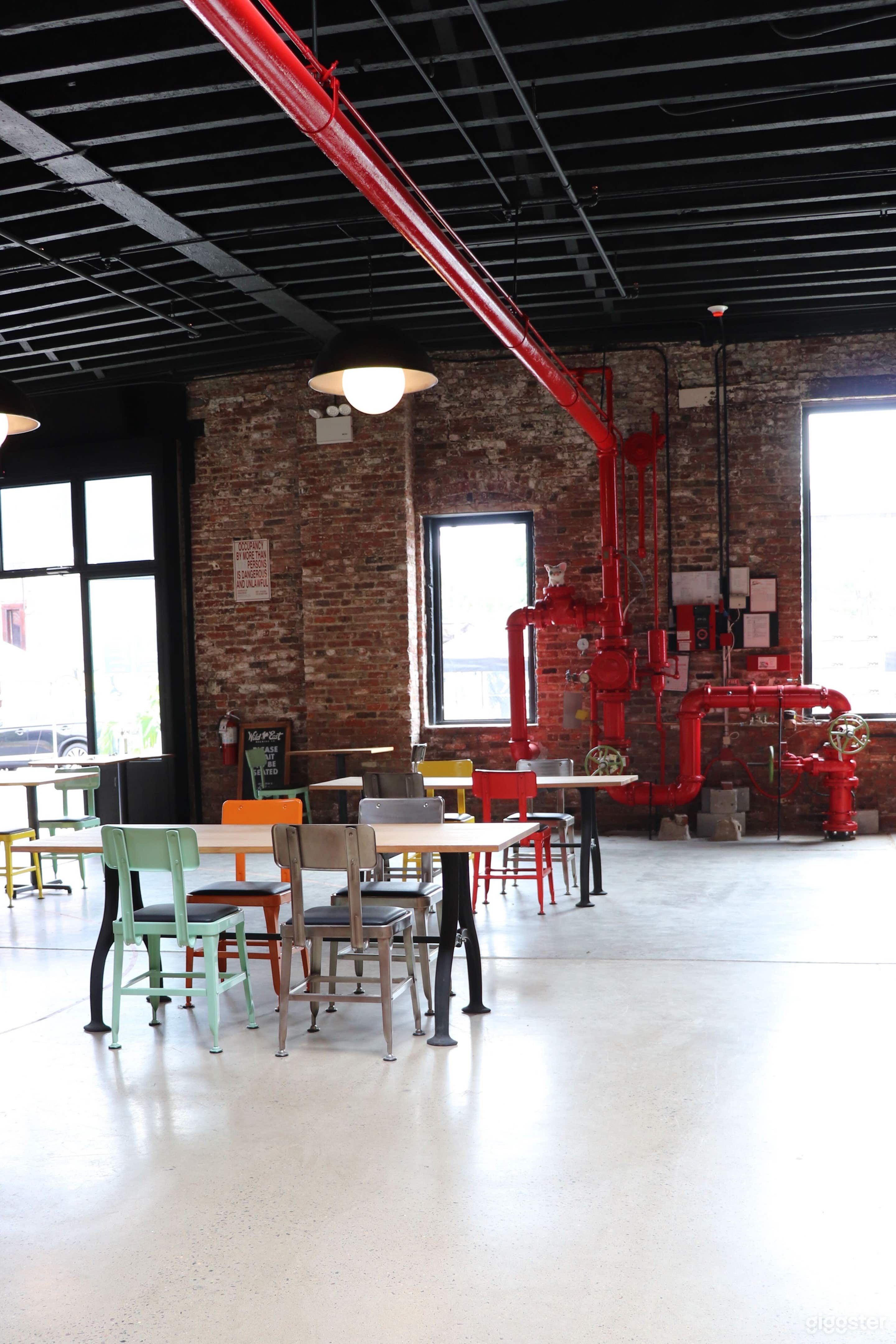 Front windows and entrance.