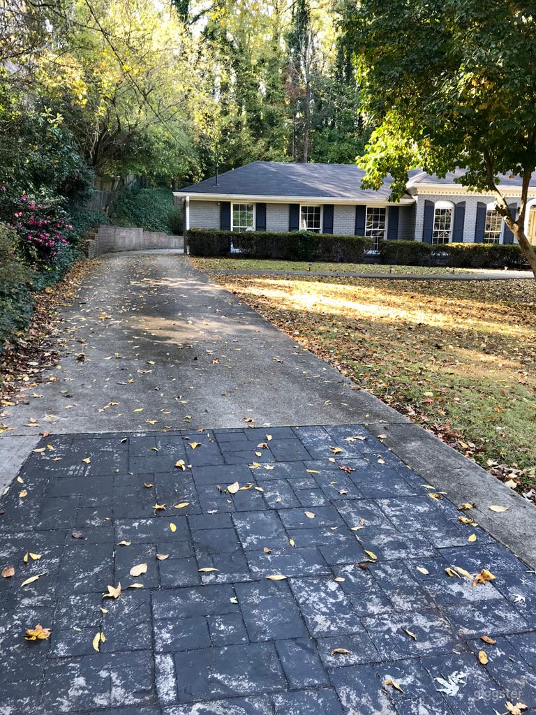  Side of house with long driveway 