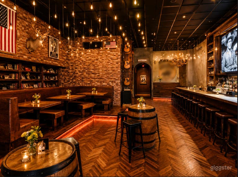  Lounge Whiskey Rustico-Chic e Biblioteca 