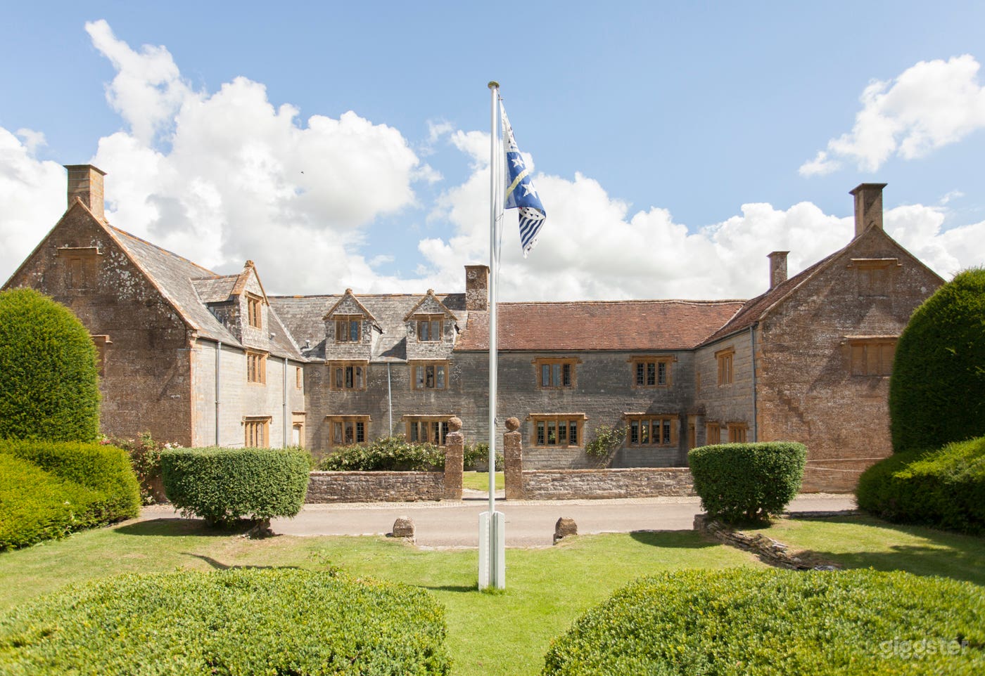 The front of the house