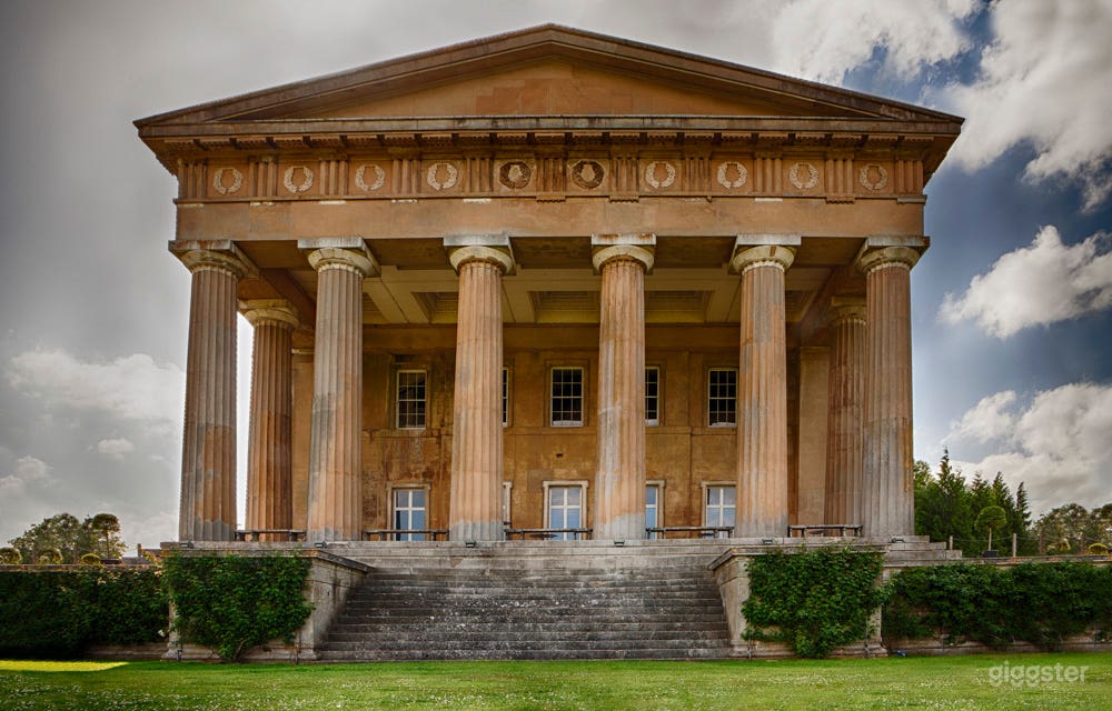 Derelict Neo-Classical Mansion Photo 4