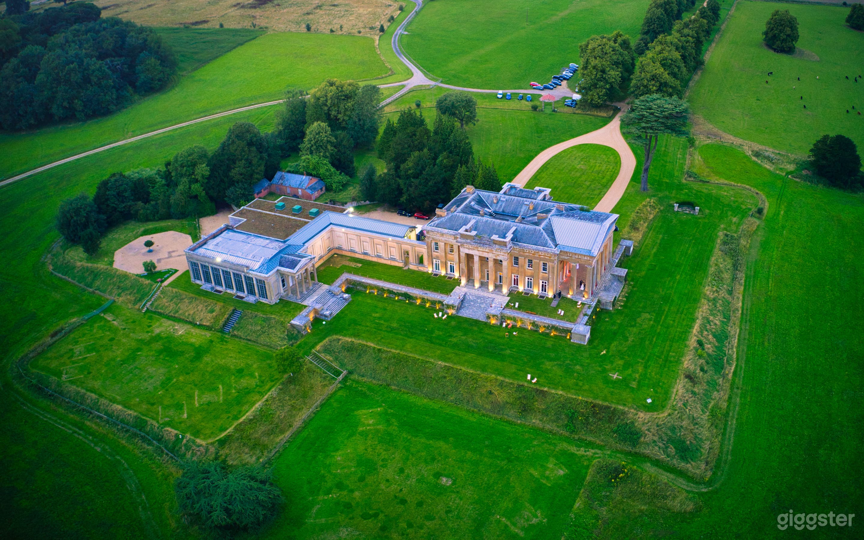 Derelict Neo-Classical Mansion Photo 2