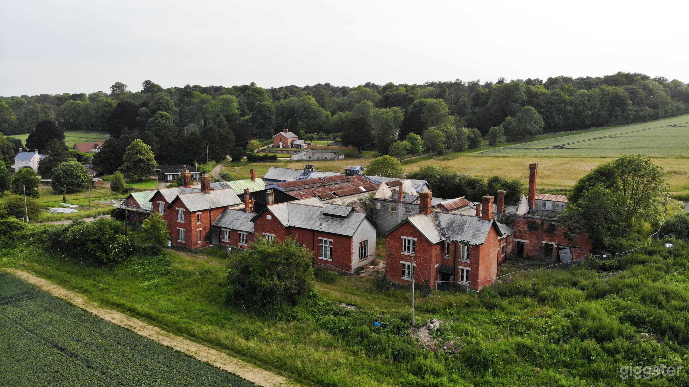 Derelict Neo-Classical Mansion Photo 1