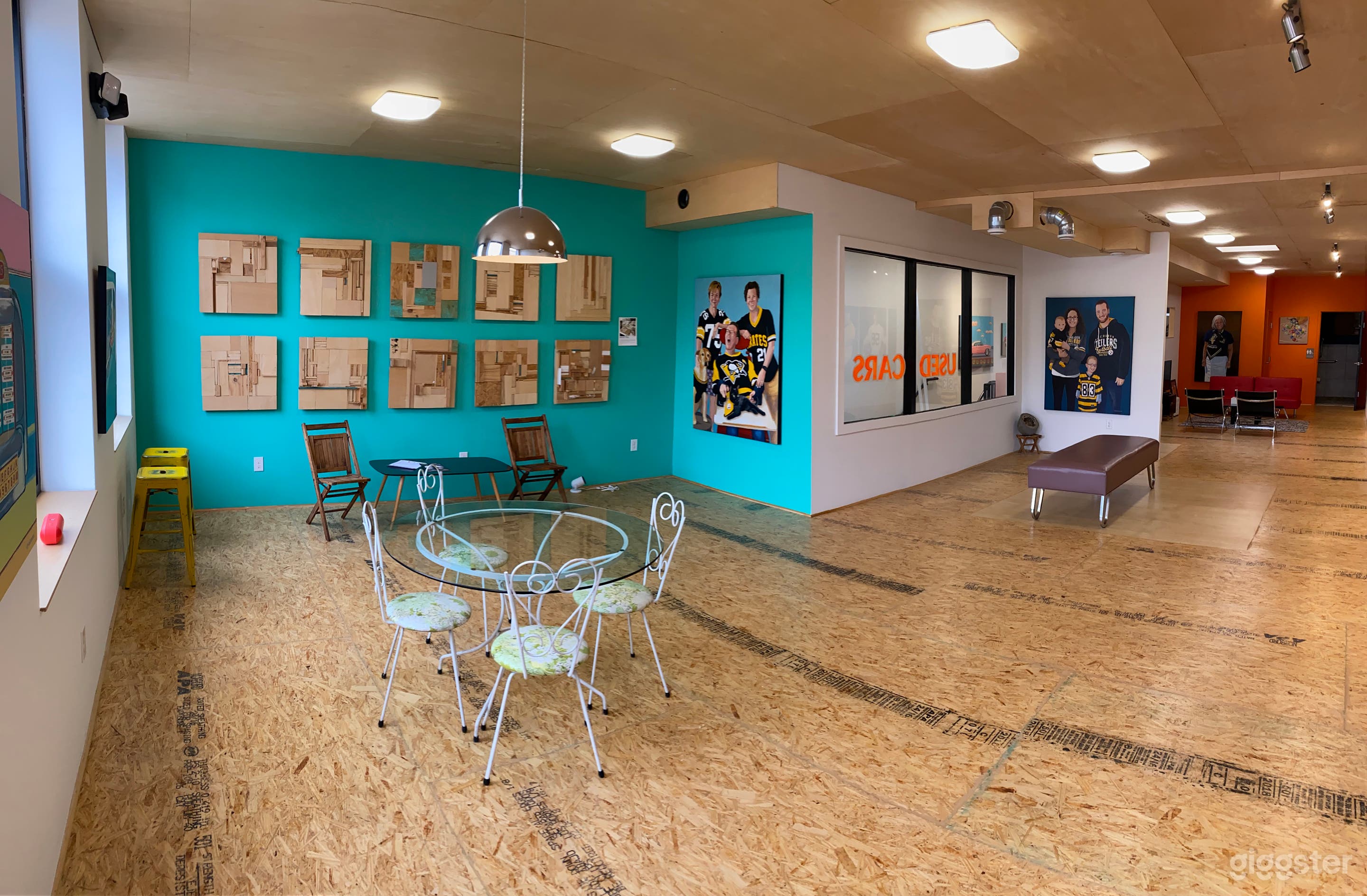 Gallery set-up 2nd floor