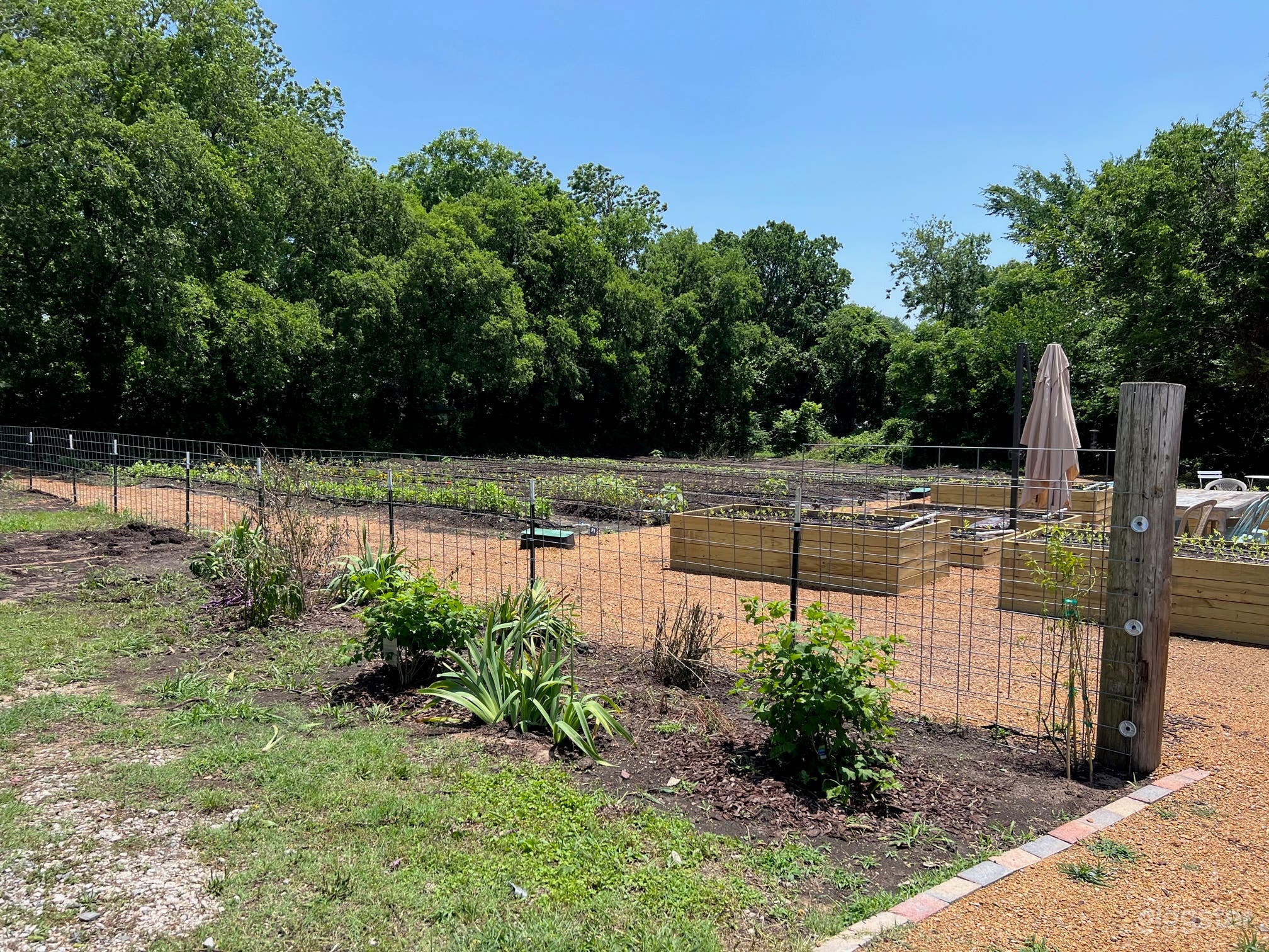 entrance into upick annual flower section of the flower farm