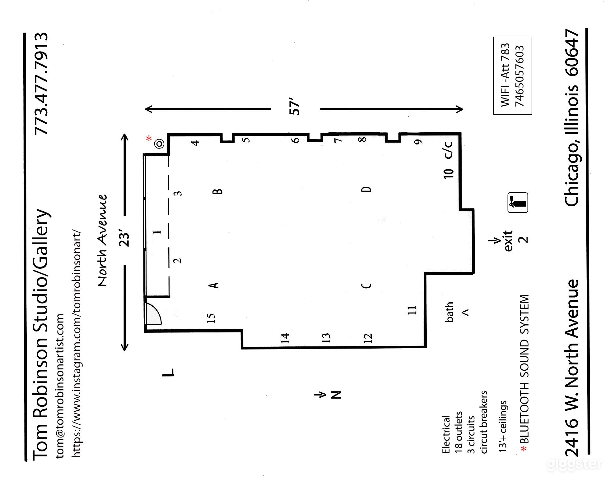 Local Chicago artist's studio / gallery Photo 3