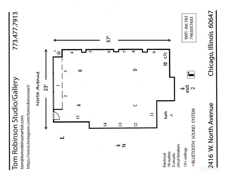  Local Chicago artist's studio / gallery 