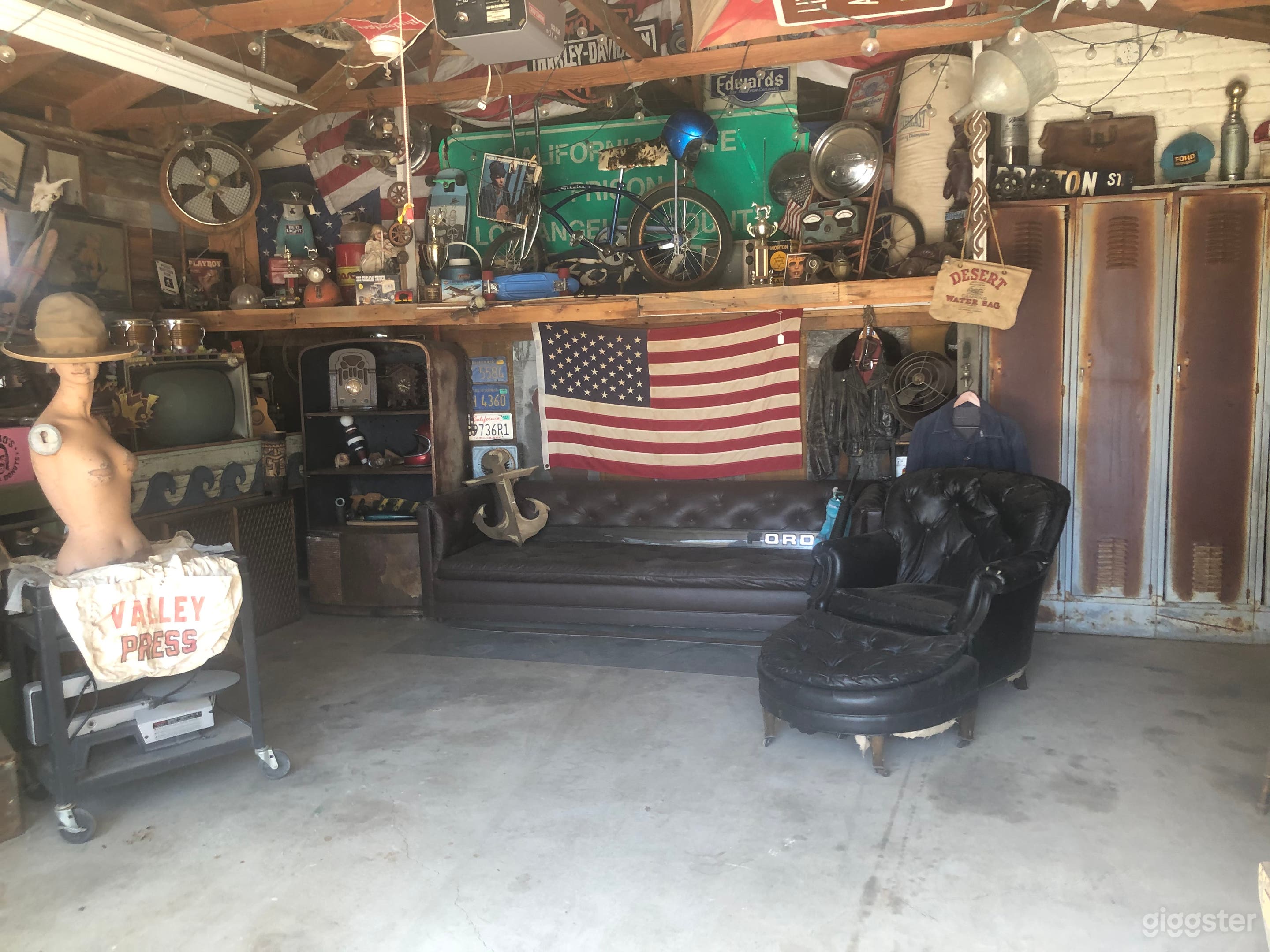 Eclectic/industrial garage