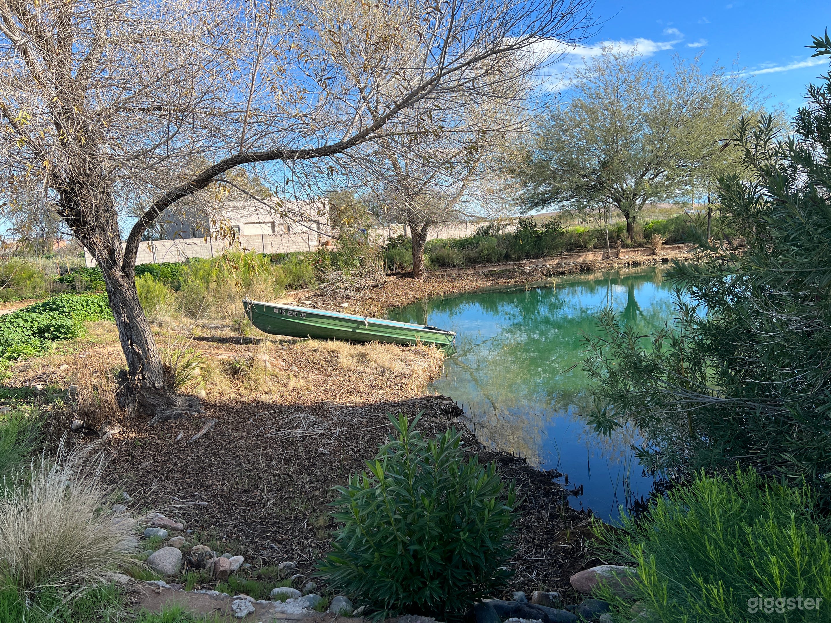 1 acre pond with fishing in the desert Photo 4