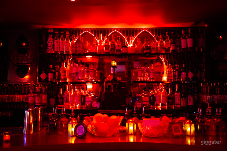  Our new and iconic glowing backbar.  