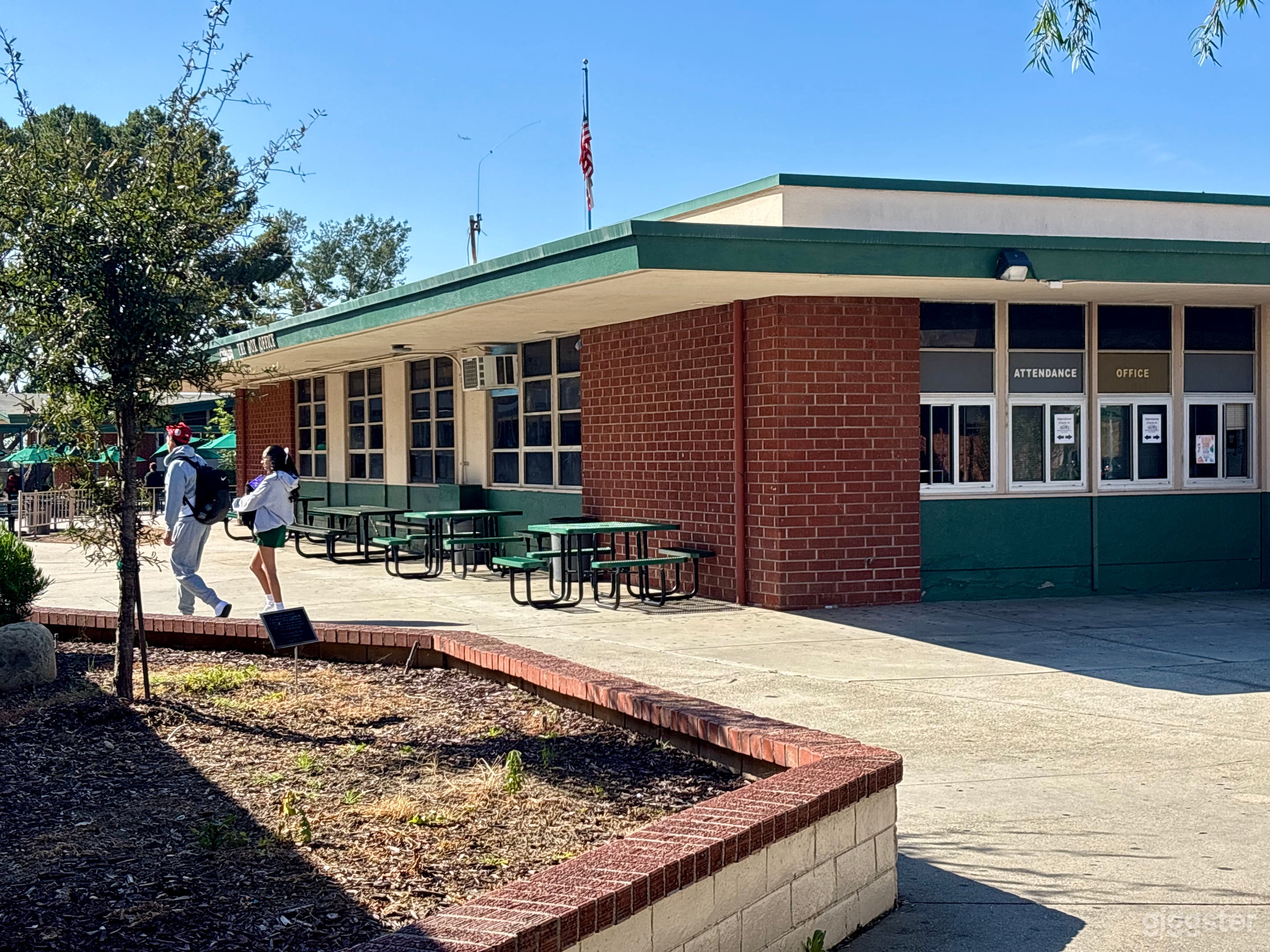 Mid-Century High School Campus with Stadium, Courts and Pool Photo 2