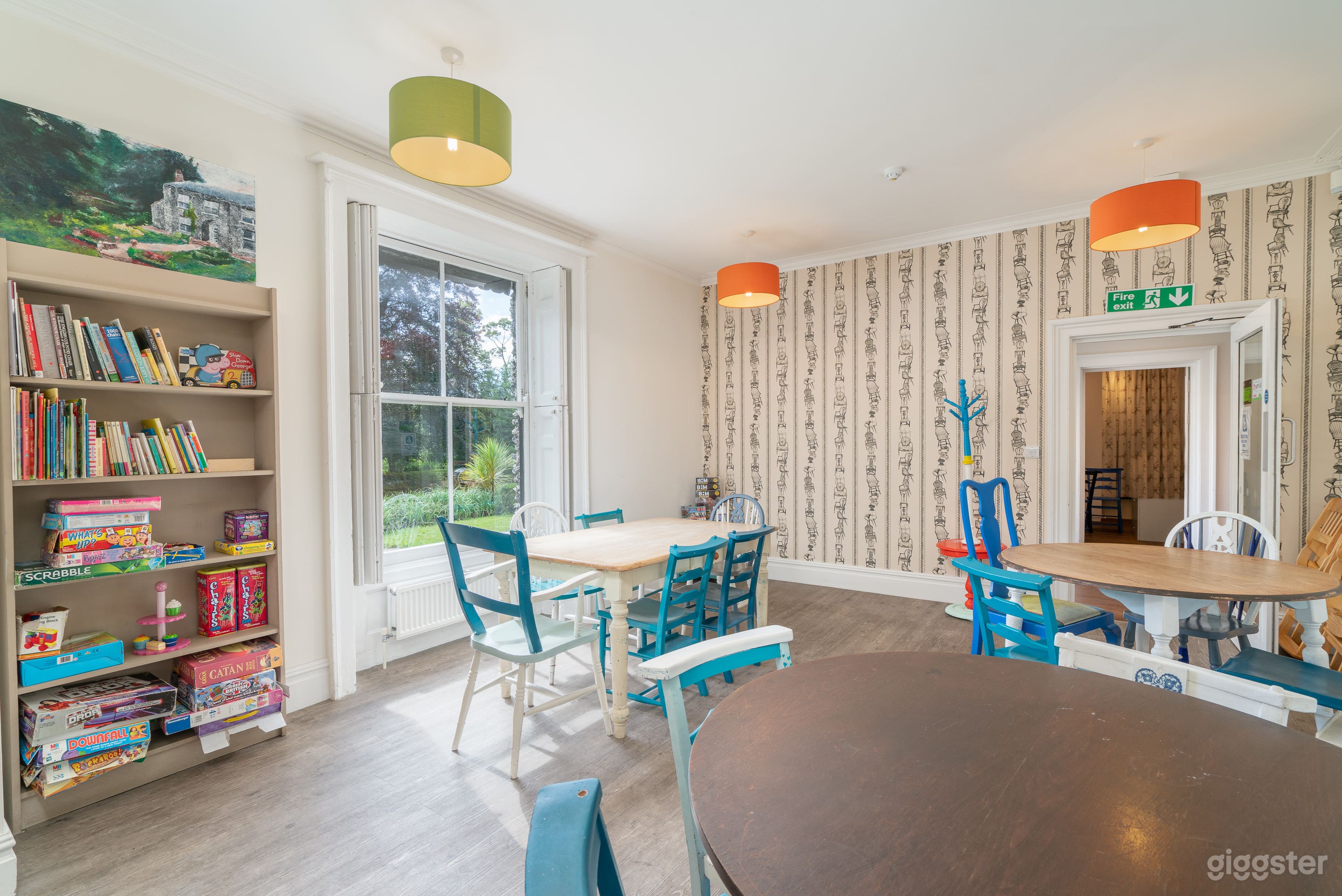 Cafe, Chairs, Tables, Seating, Sofa, Lounge, Fireplace