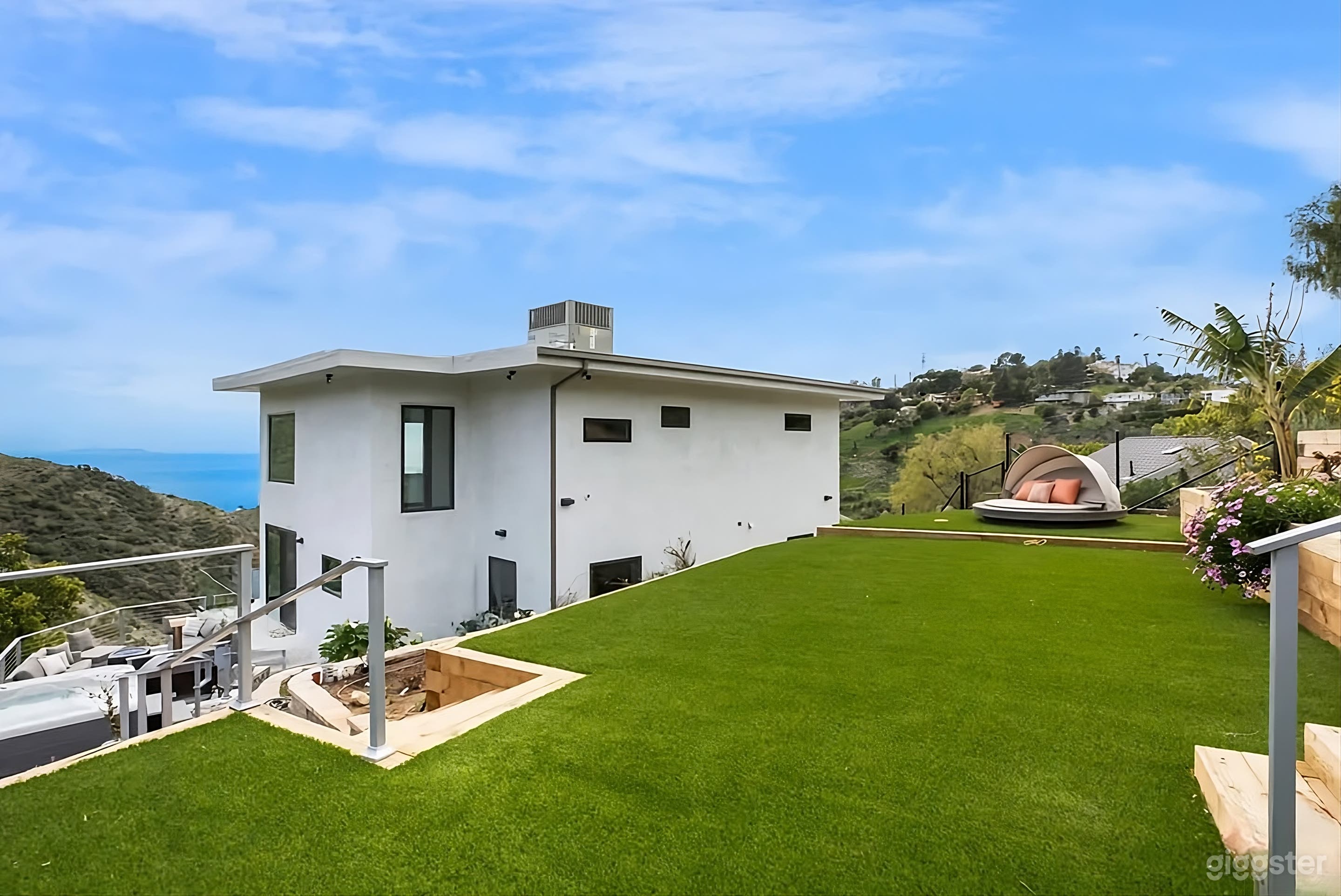 Hillside Backyard with Canyon Views Photo 1