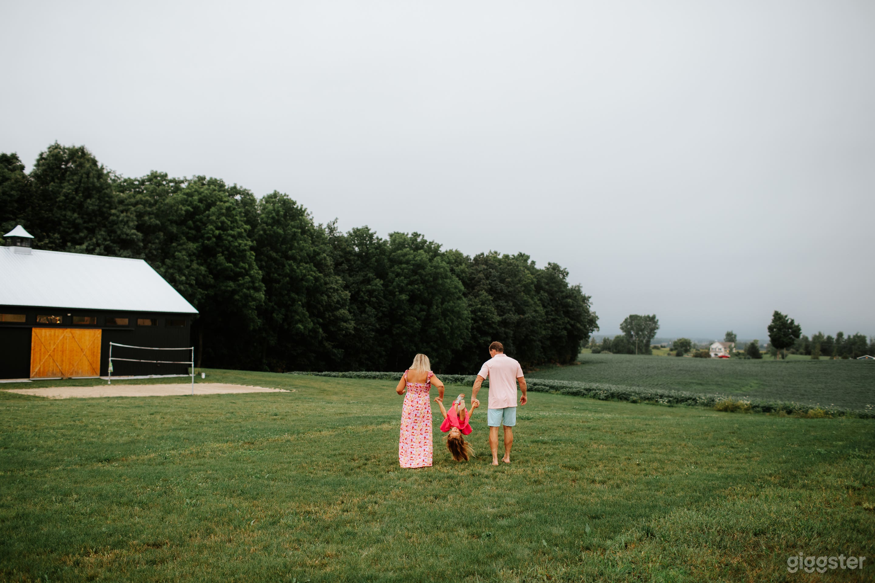 Rolling Hills with Modern Black Barn near Detroit Photo 4