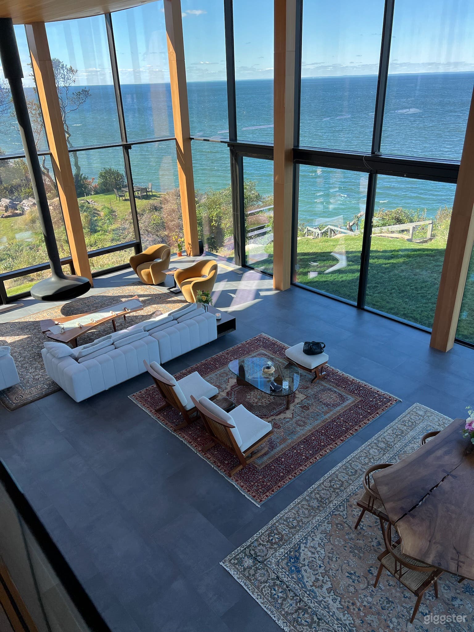 The view from the 2nd floor balcony.