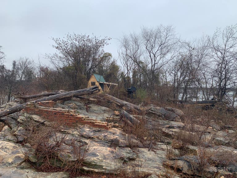  We recently constructed an A Frame cabin on the island. 