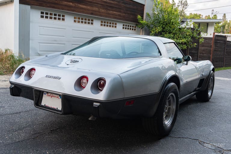  Exquisite 25th Anniversary Two-Tone 1978 Silver Corvette 