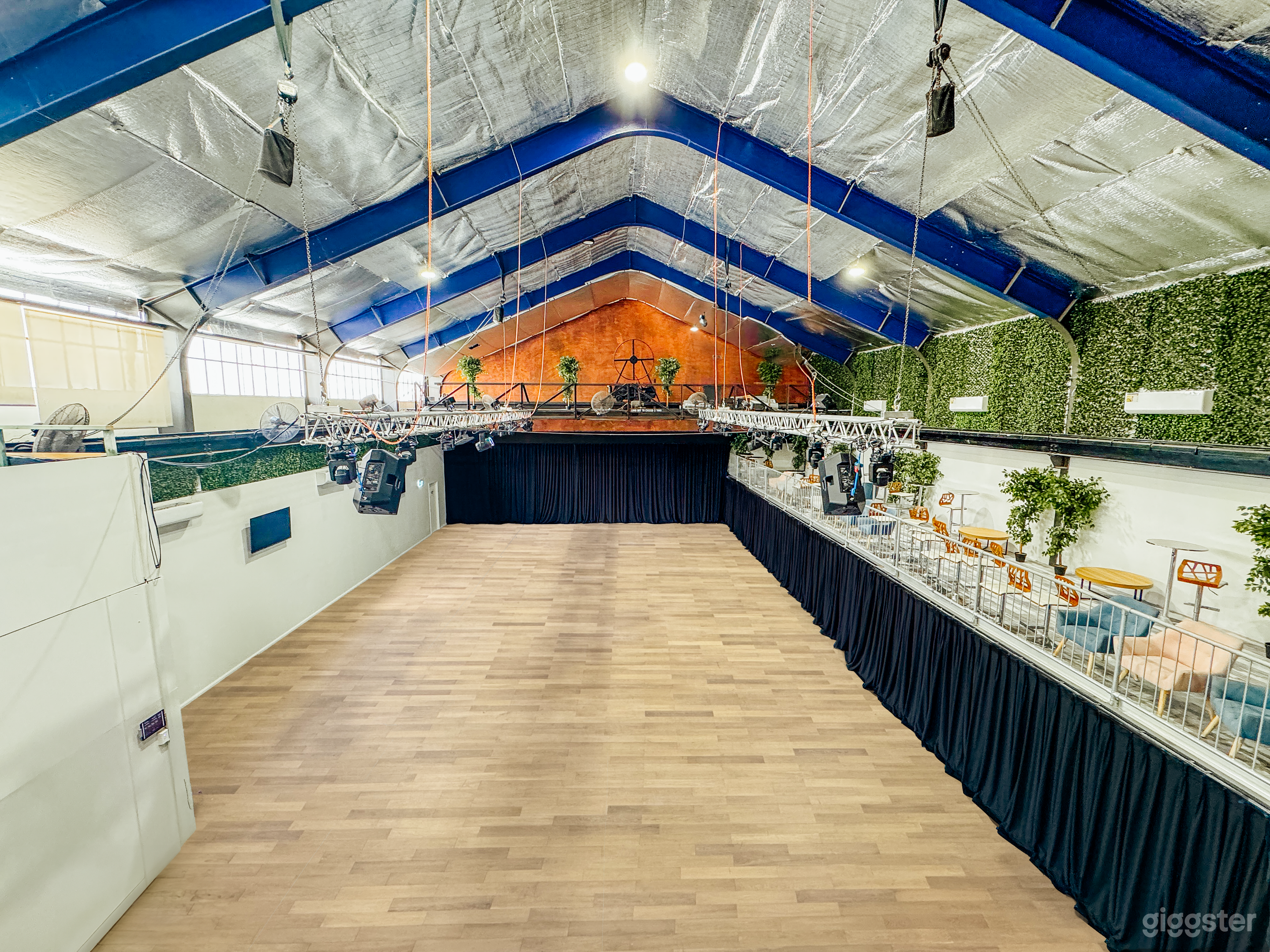 The Gantry - Main floor and Mezzanine (drapes closed)