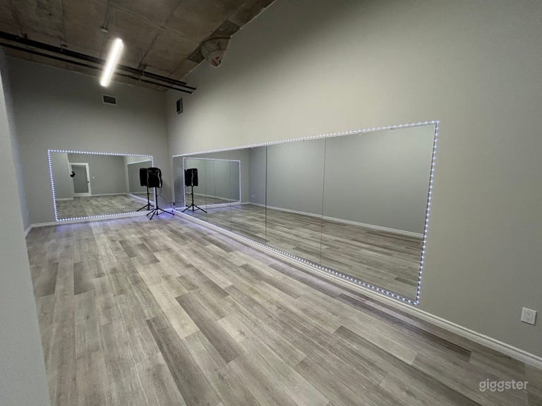  Dance studio • Workout • Mirrored walls 